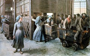 A bányászok, 1900 körül